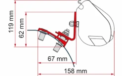 Fiamma Kit PSA Markisenadapter Für Fiamma F35
