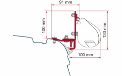 Fiamma Halterungen Für Markise F35 Pro Dachmontage -Berger Camping Geschaft 1096604 6455633