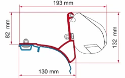Fiamma Halterungen Für Markise F35 Pro Dachmontage -Berger Camping Geschaft 1096610 6455639