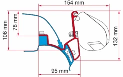 Fiamma Halterungen Für Markise F35 Pro Dachmontage -Berger Camping Geschaft 1096613 6455630