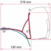 Fiamma Kit Ducato Roof Rack Markisenhalterung