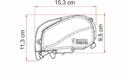 Fiamma F80s Markise Deep Black / Royal Grey -Berger Camping Geschaft 1161850 6894949