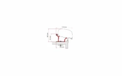 Fiamma Adapter Kit Adria Caravan Halterung Ersatzteil Für Markise F80 -Berger Camping Geschaft 1162168 6903334