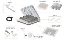 Fiamma Handgriff Plus Verlängerung Für Vent / Turbo Vent Fiamma Artikelnummer 98683-116