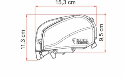 Fiamma F80s Markise Deep Black / Royal Grey -Berger Camping Geschaft 1276642 7387417