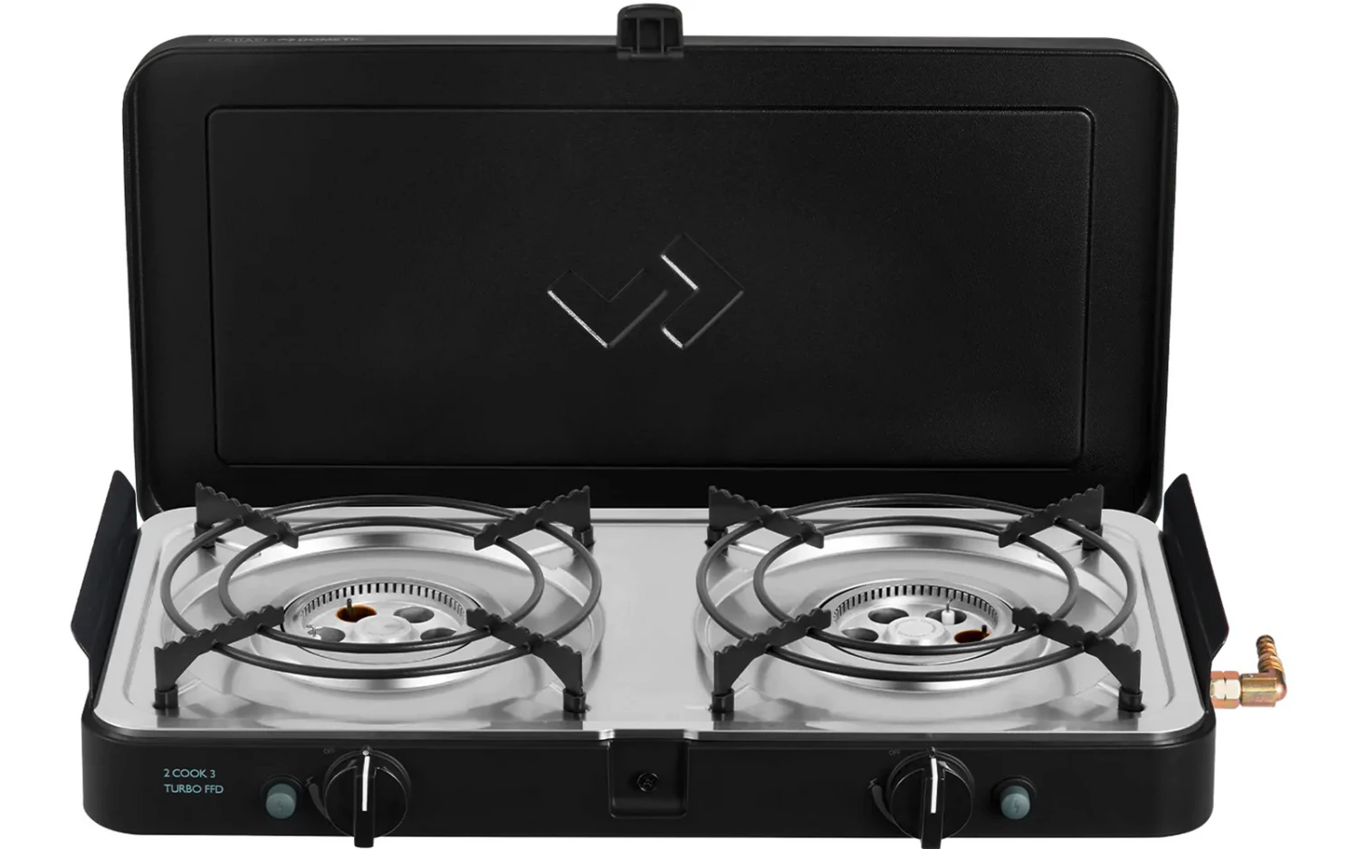 Cadac 2 Cook 3 Turbo Stove FFD 2-flammiger Gaskocher / Grill 30 Mbar 2 Cadac 2 Cook 3 Turbo Stove FFD 2-flammiger Gaskocher / Grill 30 Mbar – Bild 2