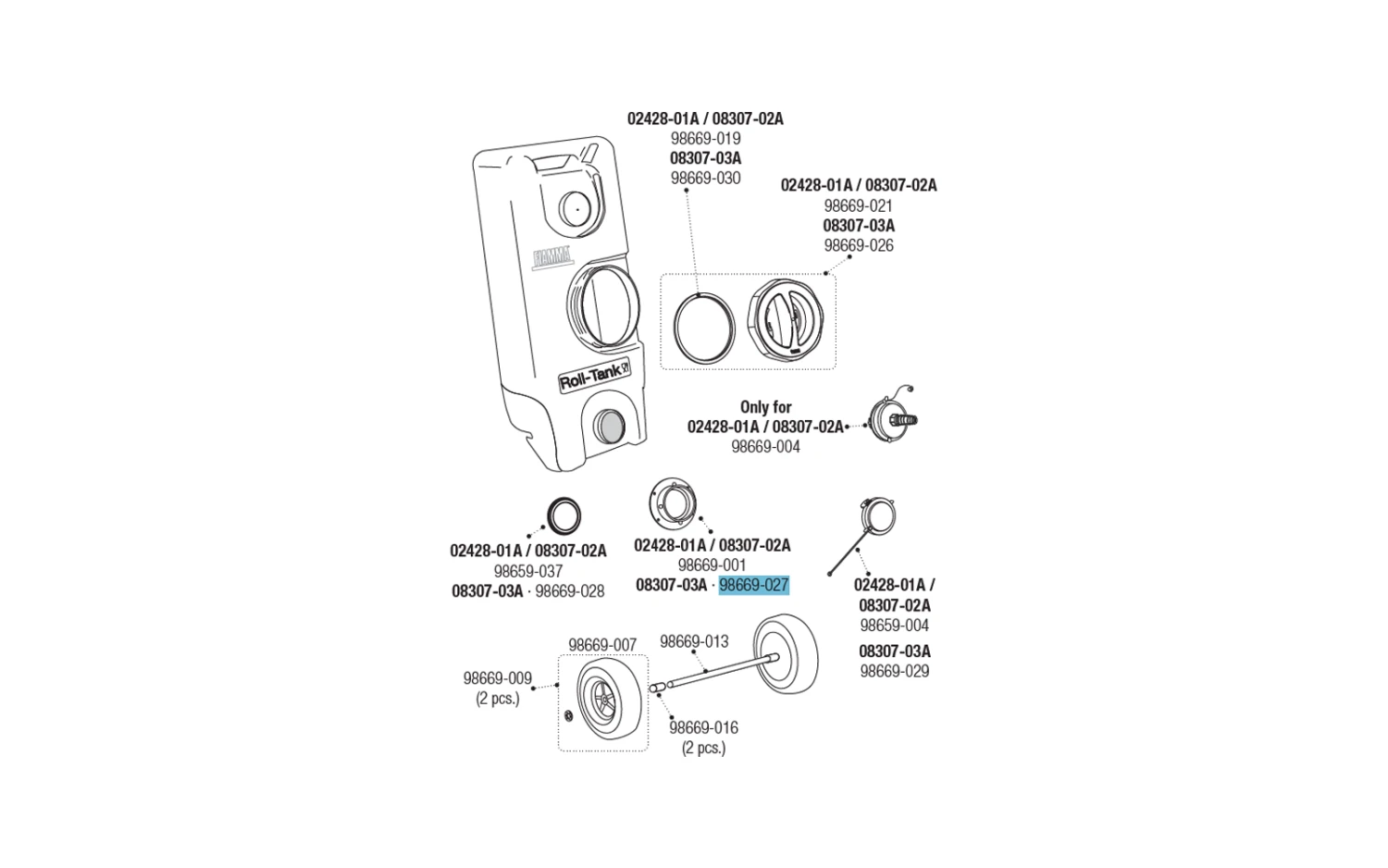 Fiamma Tankverbindung M Für Roll-Tank 40 F KTW 2 Fiamma Tankverbindung M Für Roll-Tank 40 F KTW – Bild 2