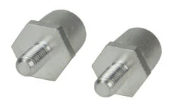Büttner Adapter M8 Innengewinde Rundpol (1 Paar)