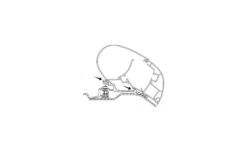 Dometic PR-Adapt Adapter Für Dachmarkisen PW 2000 Und PW 2500 -Berger Camping Geschaft 456951 3315983