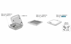 Fiamma Innenrahmen Mit Verdunkelung Passend Für Dachhaube Vent F Pro - Farbe White Ivory Fiamma Ersatzteilnummer 98683-133